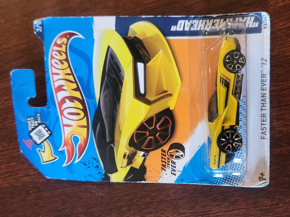 Hot Wheels Hammerhead 2011 Faster Than Ever 93/247 Yellow Sealed